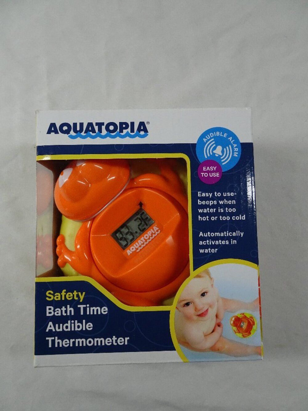 Aquatopia Fergus Safety Bath Time Audible Thermometer